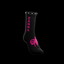 Black & Pink | "Studded" Sock - ZANNA