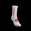 White & Red | “Studded” Sock - ZANNA