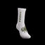 White & Dark Green | “Studded” Sock - ZANNA