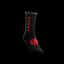 Black & Red | "Studded" Sock - ZANNA