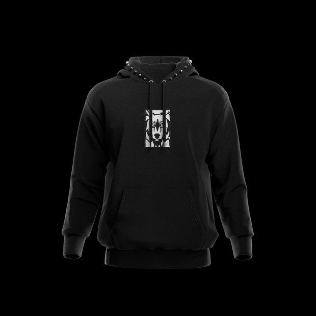 Limited Edition Black “Studded” hoodie 2020 - ZANNA