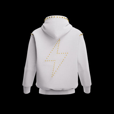 Studded Hoodie "THUNDER" Edition | W - ZANNA