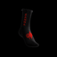 Black & Red | "Studded" Sock - ZANNA